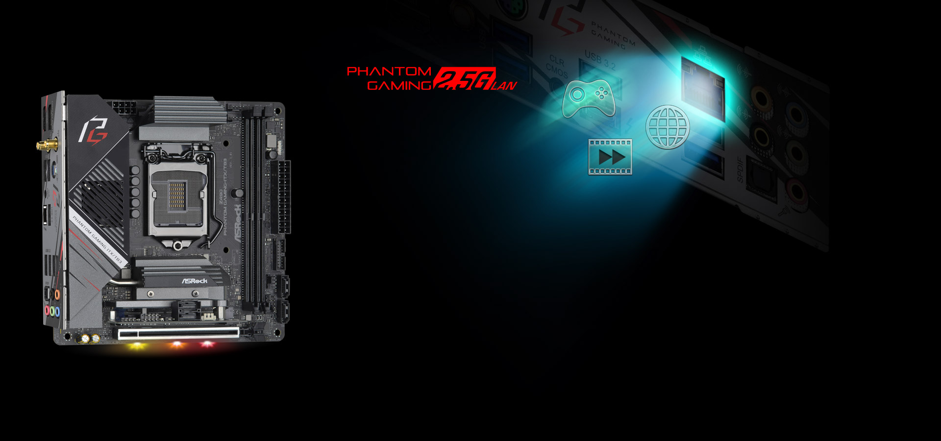 ASRock > Z490 Phantom Gaming-ITX/TB3